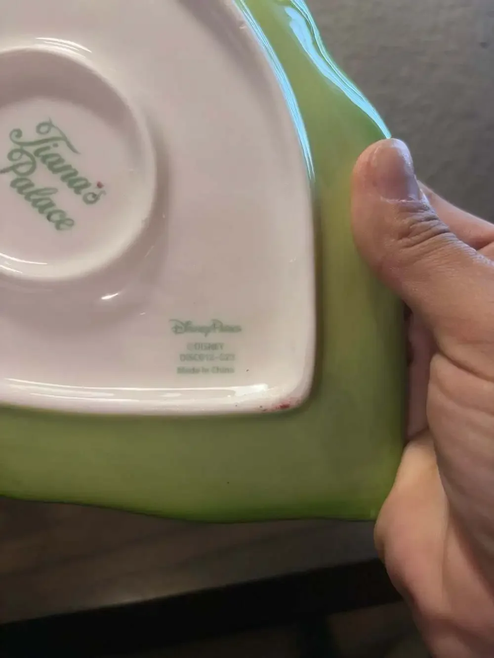 Disney Parks Tiana's Palace Lily Pad Plate Lotus Cup